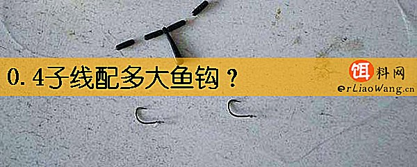 0.4子线配多大鱼钩