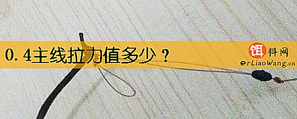 0.4主线拉力值多少
