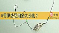 6号伊势尼用多大子线?