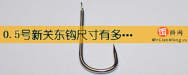 0.5号新关东钩尺寸有多大