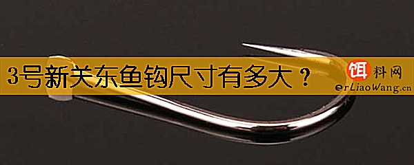 3号新关东鱼钩尺寸有多大