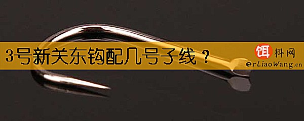 3号新关东钩配几号子线