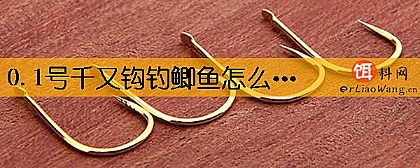 0.1号千又钩钓鲫鱼怎么样