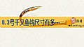 0.3号千又鱼钩尺寸有多大？