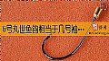 《6号丸世鱼钩相当于几号袖钩?》封面图