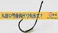 丸世12号鱼钩尺寸有多大?