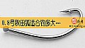 《0.8号秋田狐适合钓多大鱼？》封面图