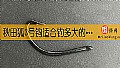 秋田狐3号钩适合钓多大的鱼?