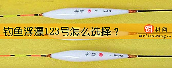 钓鱼浮漂123号怎么选择