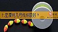《七星漂用几号线组最好?》封面图