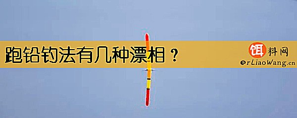 跑铅钓法有几种漂相