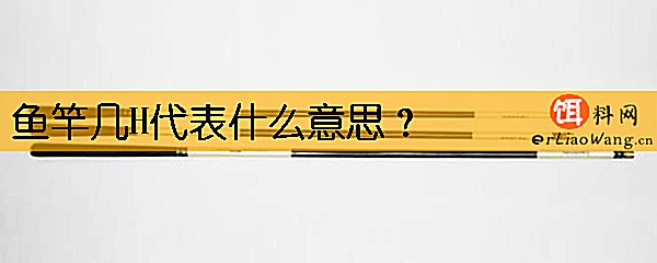 鱼竿几H代表什么意思