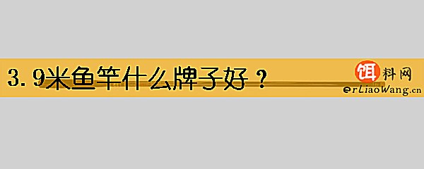 3.9米鱼竿什么牌子好