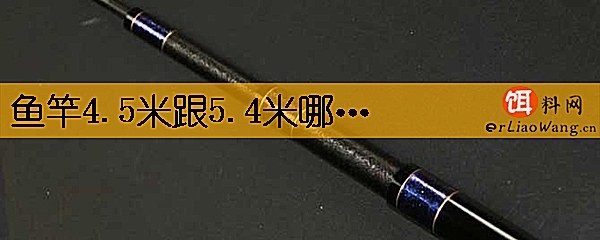 鱼竿4.5米跟5.4米哪个更实用