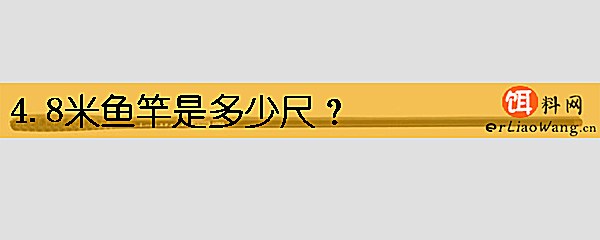 4.8米鱼竿是多少尺