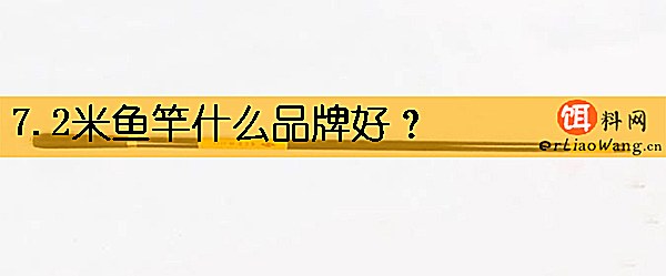 7.2米鱼竿什么品牌好