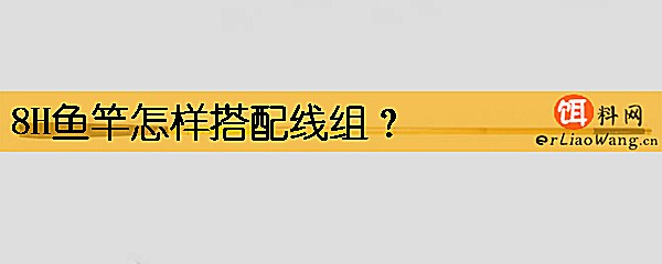 8H鱼竿怎样搭配线组