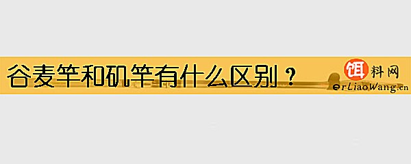 谷麦竿和矶竿有什么区别