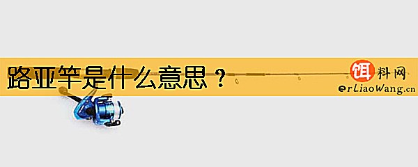 路亚竿是什么意思