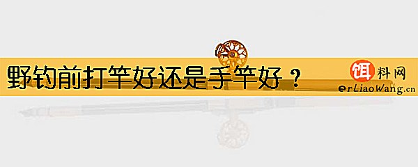 野钓前打竿好还是手竿好