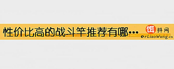 性价比高的战斗竿推荐有哪些