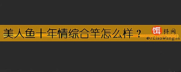 美人鱼十年情综合竿怎么样