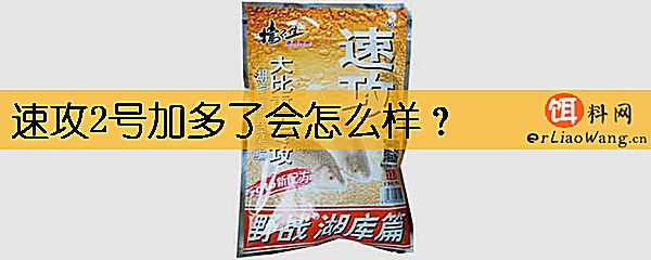 速攻2号加多了会怎么样