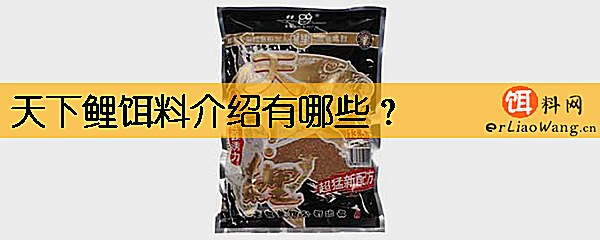 天下鲤饵料介绍有哪些