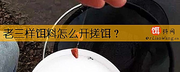 老三样饵料怎么开搓饵