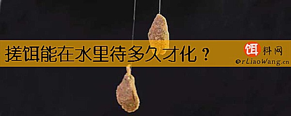搓饵能在水里待多久才化