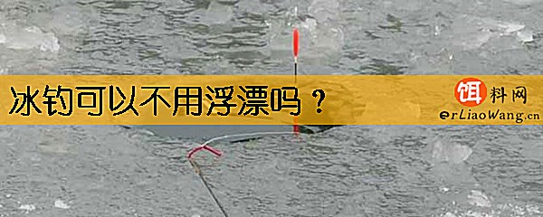 冰钓可以不用浮漂吗