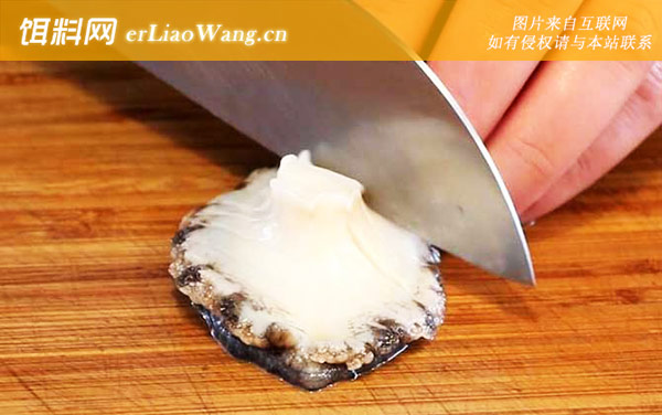 鲍鱼:打花切片