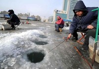 《冰钓时冰眼排列与凿冰眼的技巧》封面图