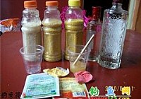 《泡制打窝用酒米的过程》